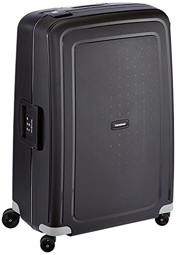 Samsonite S'Cure Spinner - Maleta de equipaje, L (75 cm - 102 L), Negro (Black)