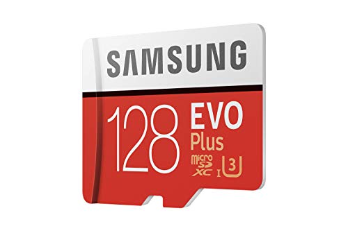 Samsung EVO Plus Tarjeta de memoria de 128 GB Micro-SD SDXC Clase 10 U3 100 MB/s (MB-MC128HA APC)