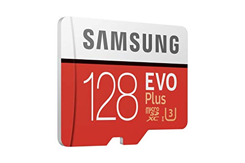 Samsung EVO Plus Tarjeta de memoria de 128 GB Micro-SD SDXC Clase 10 U3 100 MB/s (MB-MC128HA APC)