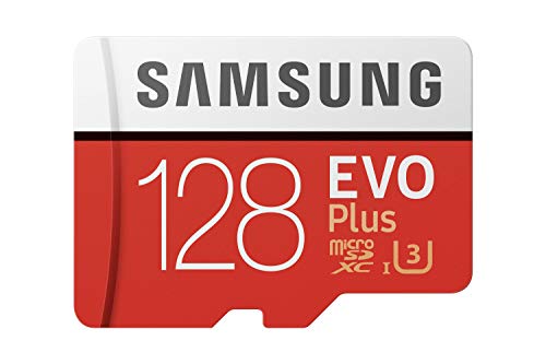 Samsung EVO Plus Tarjeta de memoria de 128 GB Micro-SD SDXC Clase 10 U3 100 MB/s (MB-MC128HA APC)