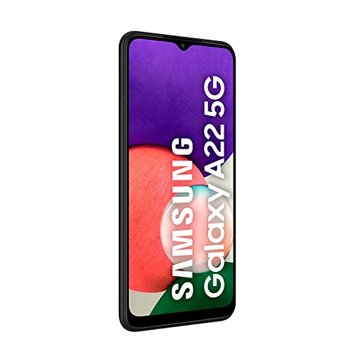 Samsung Galaxy A22 5G – Smartphone libre con 6.6 Pulgadas 128GB y Sistema Operativo Android Gris Versión ES