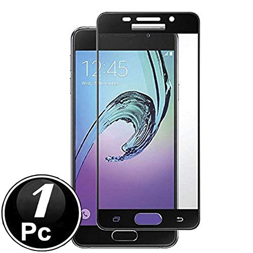 Samsung Galaxy A5 2017 Protector de Pantalla, Scott-ES [Curvado 3D] Vidrio Templado Cristal Protector para Samsung Galaxy A5 2017[X1-Negro]