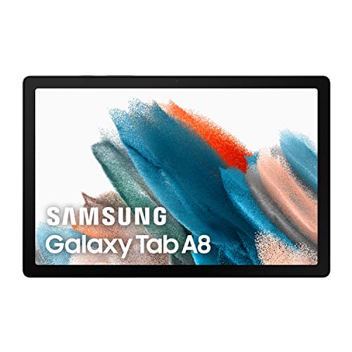 Samsung Galaxy Tab A8 LTE - Tablet de 10.5”, 128GB, Android, Color Silver (Versión Española)