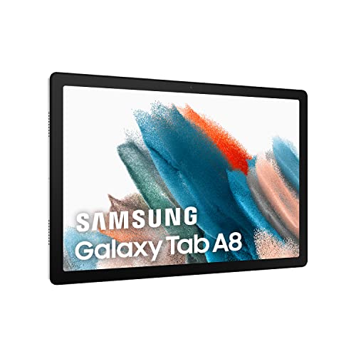 Samsung Galaxy Tab A8 LTE - Tablet de 10.5”, 128GB, Android, Color Silver (Versión Española)