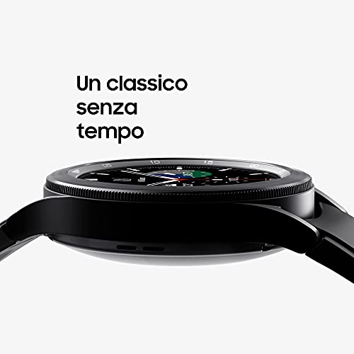 Samsung Galaxy Watch4 Classic - Reloj Inteligente de Acero Inoxidable, 42 mm, Giratorio, monitoreo de Bienestar, Fitness Tracker, Silver