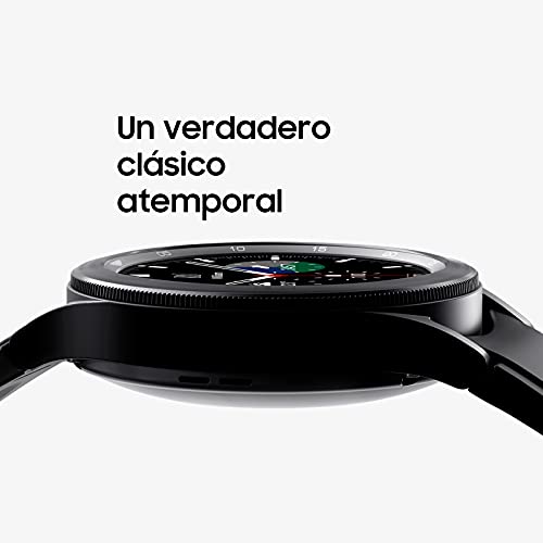 Samsung Galaxy Watch4 Classic – Smartwatch, Bisel Giratorio, Control de Salud, Seguimiento Deportivo, Bluetooth, 46 mm, Color Negro (Version ES)