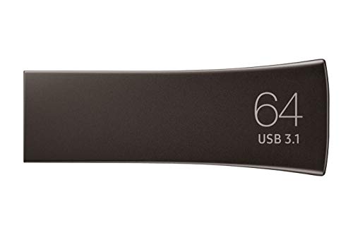 Samsung muf-64be4/eu 64gb 3.0 (3.1 Gen 1) Conector USB Tipo a Gris, Titanio Unidad Flash USB - Memoria USB (64 GB, 3.0 (3.1 Gen 1), Conector USB Tipo a, 200 MB/s, sin Tapa, Gris, Titanio)