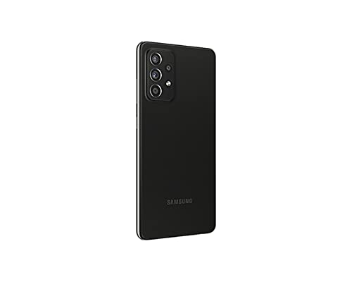 Samsung Smartphone Galaxy A52s 5G con Pantalla Infinity-O FHD+ de 6,5 Pulgadas, 6 GB de RAM y 128 GB de Memoria Interna Ampliable, Batería de 4500 mAh y Carga Superrápida Negro(Version ES)