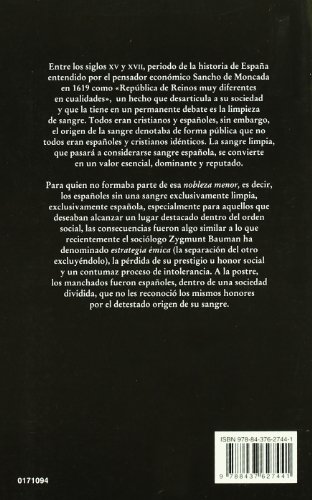 Sangre limpia, sangre española: La limpieza de sangre (Historia. Serie menor)