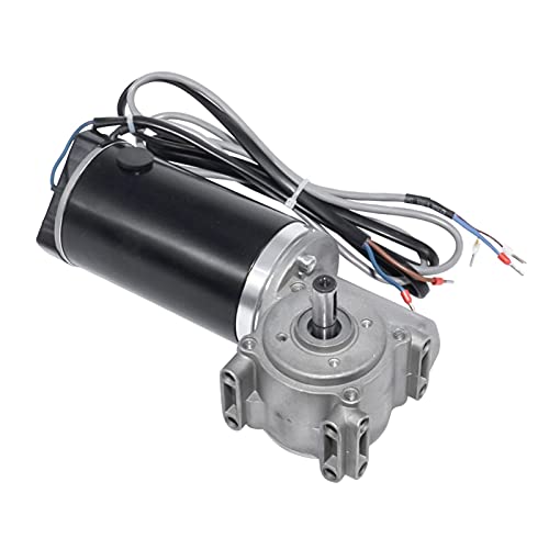 Sankuai 1 PC DC 24V 60W / 100W Motor de Engranaje de Gusano Encoder Inteligente Motor de Puerta eléctrica para hoteles Automático Puerta (Speed(RPM) : 100W 220RPM, Voltage(V) : 24V)