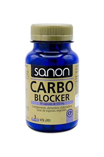 Sanon Carbo Blocker 90 Cápsulas De 550 Mg, One size, Vanilla, 49 Gramo