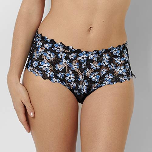 Sans Complexe Arum Mosaic Sujetador con Aros, Azul (Imprime Noir/Lac Bleu HAO), 95D (Talla del Fabricante: 95/110D) para Mujer