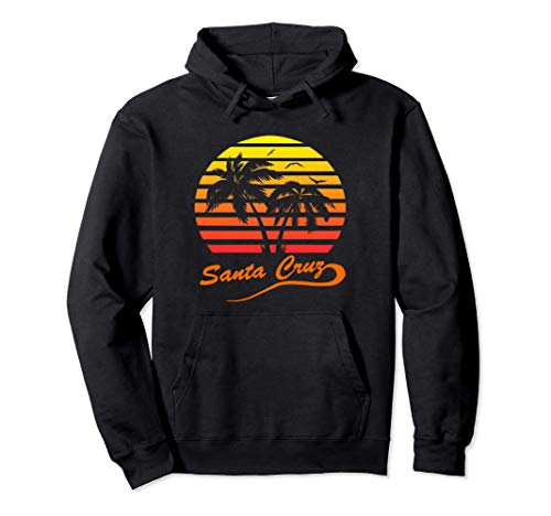 Santa Cruz 70er 80er Retro Sudadera con Capucha