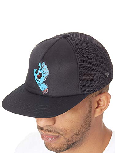 Santa Cruz Classic Hand Black Trucker Gorra