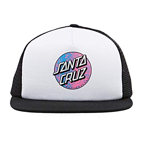 Santa Cruz Scales Dot Meshback Gorra Hombre Talla Única Blanco/Negro