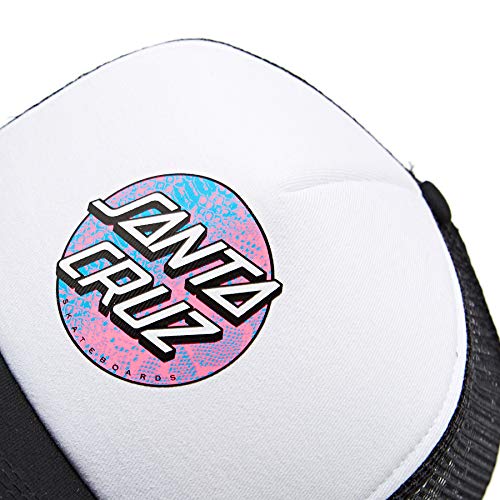 Santa Cruz Scales Dot Meshback Gorra Hombre Talla Única Blanco/Negro