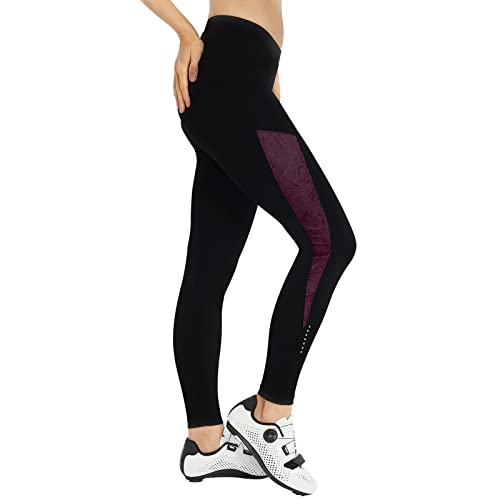 Santic Pantalones Ciclismo Mujer Acolchados Leggings Chicas Mallas Ciclismo Acolchadas Gina Violet M