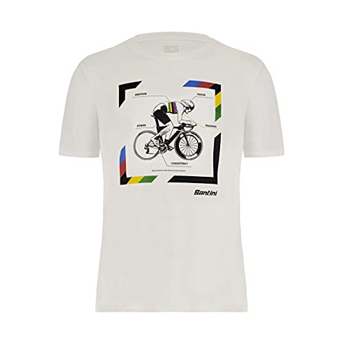 SANTINI UCI Road Short Sleeve T-Shirt S