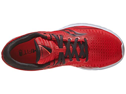 Saucony Kinvara 11, Zapatillas para Correr Hombre, Red/Black, 43 EU