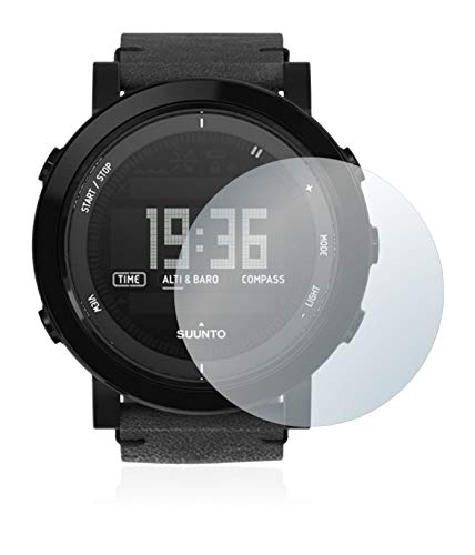 savvies Protector Cristal Templado Compatible con Suunto Essential Ceramic All Black Protector Pantalla Vidrio, Protección 9H, Pelicula Anti-Huellas