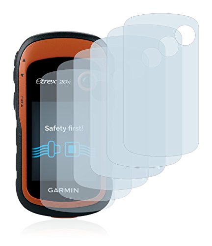 savvies Protector Pantalla Compatible con Garmin eTrex 20x (6 Unidades) Película Ultra Transparente