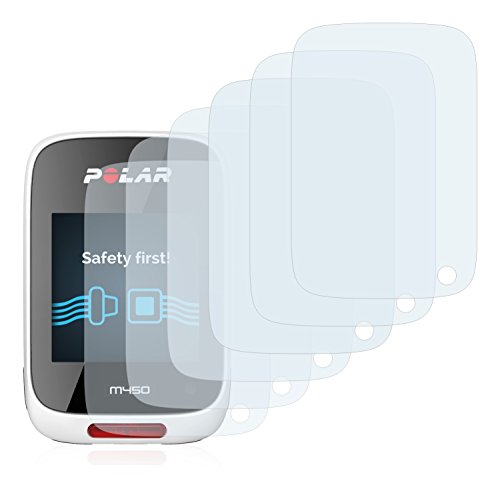 savvies Protector Pantalla Compatible con Polar M450 (6 Unidades) Película Ultra Transparente