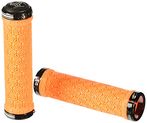 SB3 Logo Grip Par de Asas de Bicicleta Unisex, Naranja neón