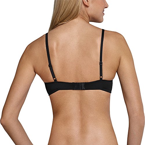 Schiesser Push-up BH mit Bügel Sujetador, Negro (Schwarz 000), 90A para Mujer