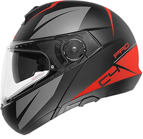 SCHUBERTH C4 Pro Casco, Accesorio Unisex para Adultos, Rojo Merak Red, 61 (XL)