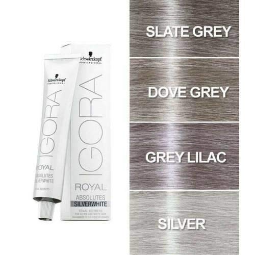 Schwarzkopf Professional Igora Royal Absolutes Silverwhite Grey Lilac - 60 ml (4045787320091)