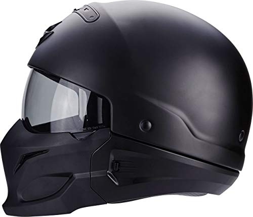 SCORPION Casco Moto exo-combat, Matt black, negro, M