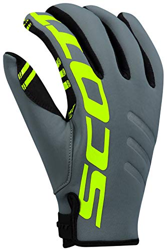 SCOTT 262556 Guantes de Ciclismo, Unisex Adulto, Gris y Amarillo, S