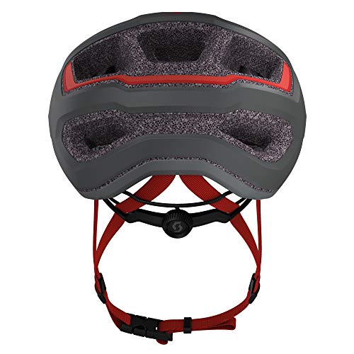 SCOTT 275195 - Casco de Bicicleta Unisex para Adultos, Gris Oscuro/re, Talla S