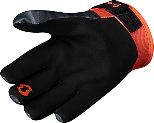 Scott 350 Dirt MX - Guantes para motocrosss/DH para bicicleta, negro/gris/naranja, 2021: talla: L (10)