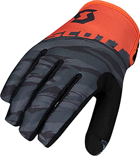 Scott 350 Dirt MX - Guantes para motocrosss/DH para bicicleta, negro/gris/naranja, 2021: talla: L (10)