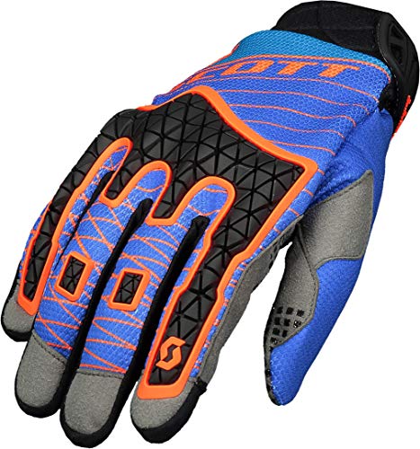 Scott Enduro Moto/Bicicleta Guantes Azul/Naranja 2018