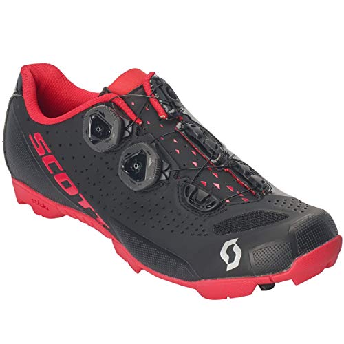 SCOTT MTB RC Lady Zapatillas de Ciclismo, Mujer, Matt Black/Berry Red, 36