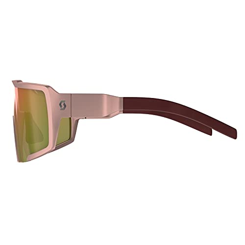 Scott Shield - Gafas de cambio para bicicleta, color rosa y cromado