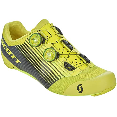 SCOTT Zapatilla Carretera RC SL Ciclismo, Hombre, Amarillo/Negro, 40