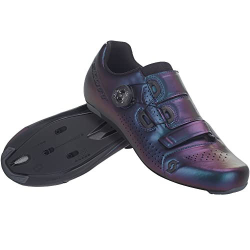 SCOTT Zapatilla Carretera Team Boa Ciclismo, Hombre, Prism Purple/Black, 43