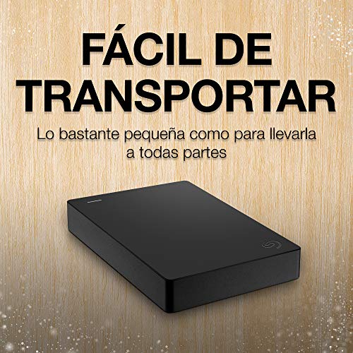 Seagate Portable Drive, 2 TB, Unidad de disco duro externo, USB 3.0 para PC, ordenador portátil y Mac y 2 años de servicios Rescue, Amazon Special Edition (STGX2000400)