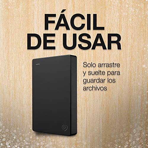 Seagate Portable Drive, 2 TB, Unidad de disco duro externo, USB 3.0 para PC, ordenador portátil y Mac y 2 años de servicios Rescue, Amazon Special Edition (STGX2000400)