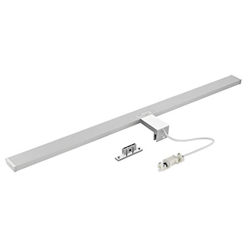 SEBSON® Lampara Espejo Baño LED 80cm, Luz Espejo Pinza + Armario, 15W, 1100lm Blanca Neutra 4000K, IP44-780x108x44mm