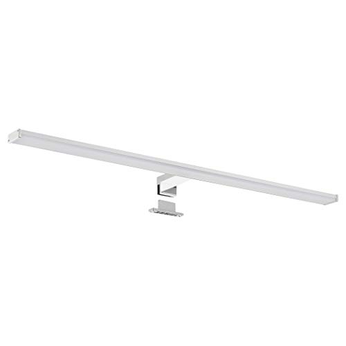 SEBSON® Lampara Espejo Baño LED 80cm, Luz Espejo Pinza + Armario, 15W, 1100lm Blanca Neutra 4000K, IP44-780x108x44mm