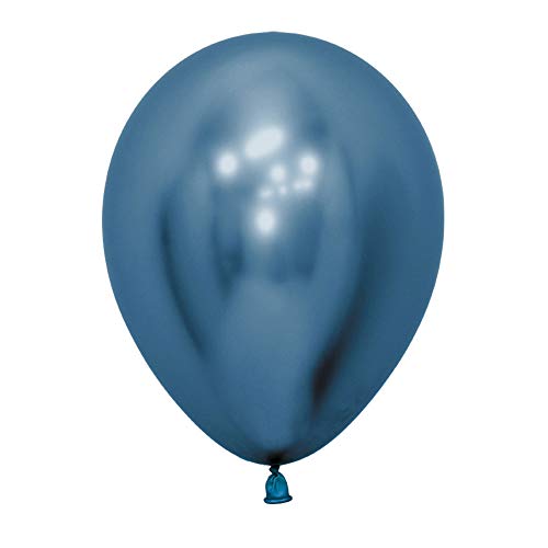 Sempertex Globos látex Reflex Azúl de 12.5cm (50 ud)