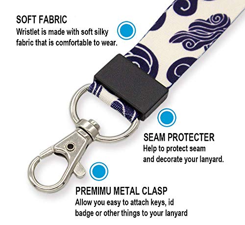 SENLLY Llavero Correa para Cuello Cordón Cuerda Neck Lanyard Strap, para el key, Keychain Teléfono Móvil, USB, Llaves, Nombre Tag, Tarjetas de Identificación