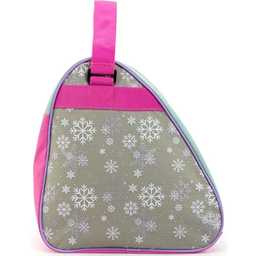 Sfr Skates Junior Ice Skate Bag Bolsa para Patines Patinaje Infantil, Juventud Unisex, Multicolor (Snow Flake), Talla Única