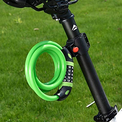 SGSG Bike U Lock Heavy, núcleo de Bloqueo de código de aleación de Acero/Larga Vida útil/Bloqueo de Scooter eléctrico Buen Rendimiento antirrobo/Bloqueo de Cadena de Bicicleta
