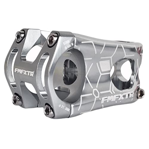 sharprepublic Potencia de Bicicleta Corta Y Ligera de 31,8 Mm, Potencia de Manillar CNC, Potencia de Manillar MTB de Aleación de Aluminio, Piñón Fijo - Titanio