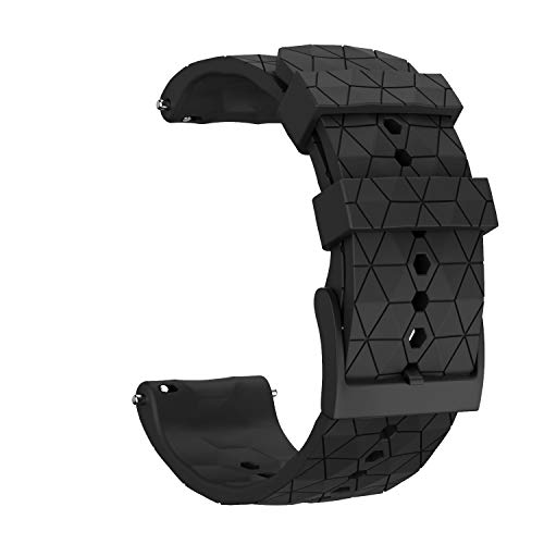 Shieranlee Compatible with Suunto 9 Spartan/Suunto 7 Correa, 24MM Silicona Sport Watch Band Fitness Band para Suunto 9/Suunto D5/Suunto Spartan Sport Wrist HR/Suunto 9 Titanium